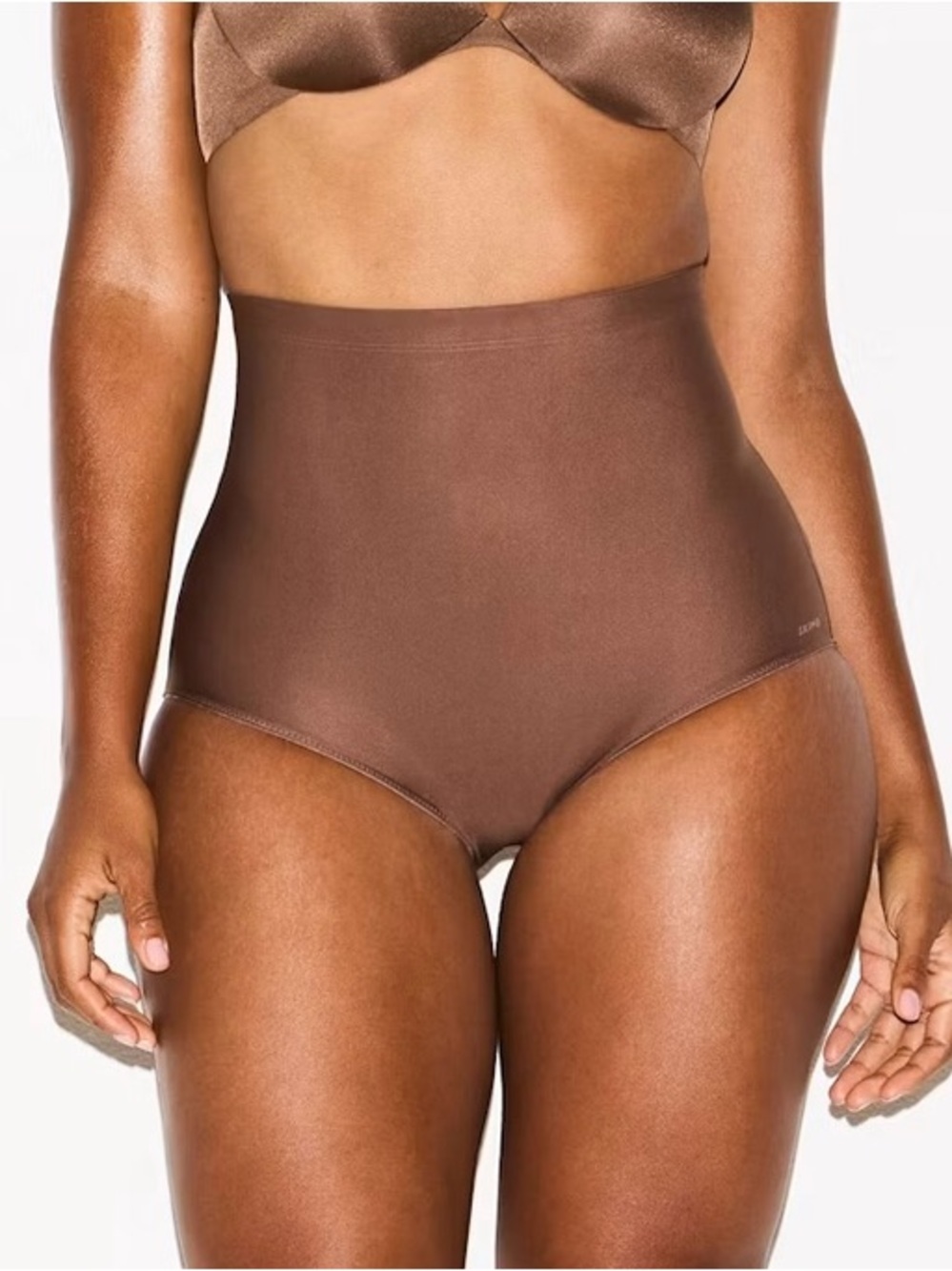 SKIMS Sz XL Core Sculpt Butt Lifting Brief - Jasper - Strong compression NWT